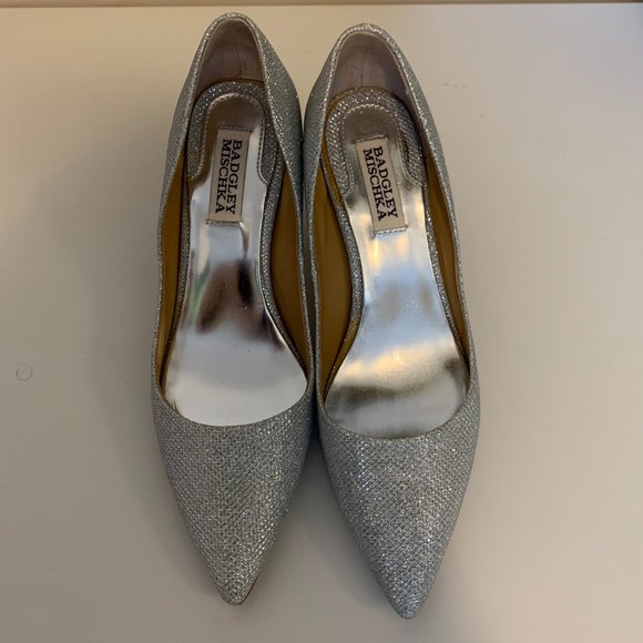 Badgley Miscka Sequin Heels - Size 7 - Picture 9 of 9